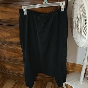 Elegant Black A-Line Skirt